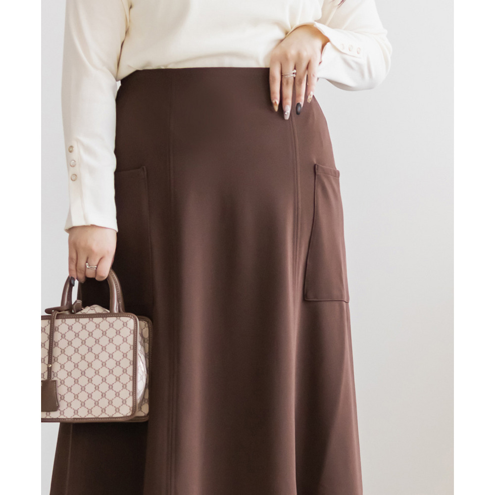 ステッチフレアスカート3