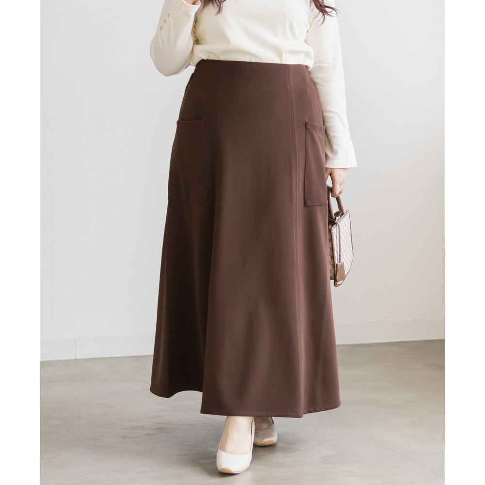 ステッチフレアスカート1