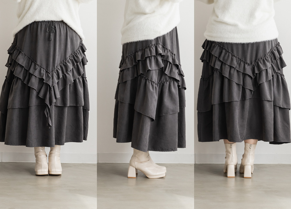 ラッフルデザインスカート10