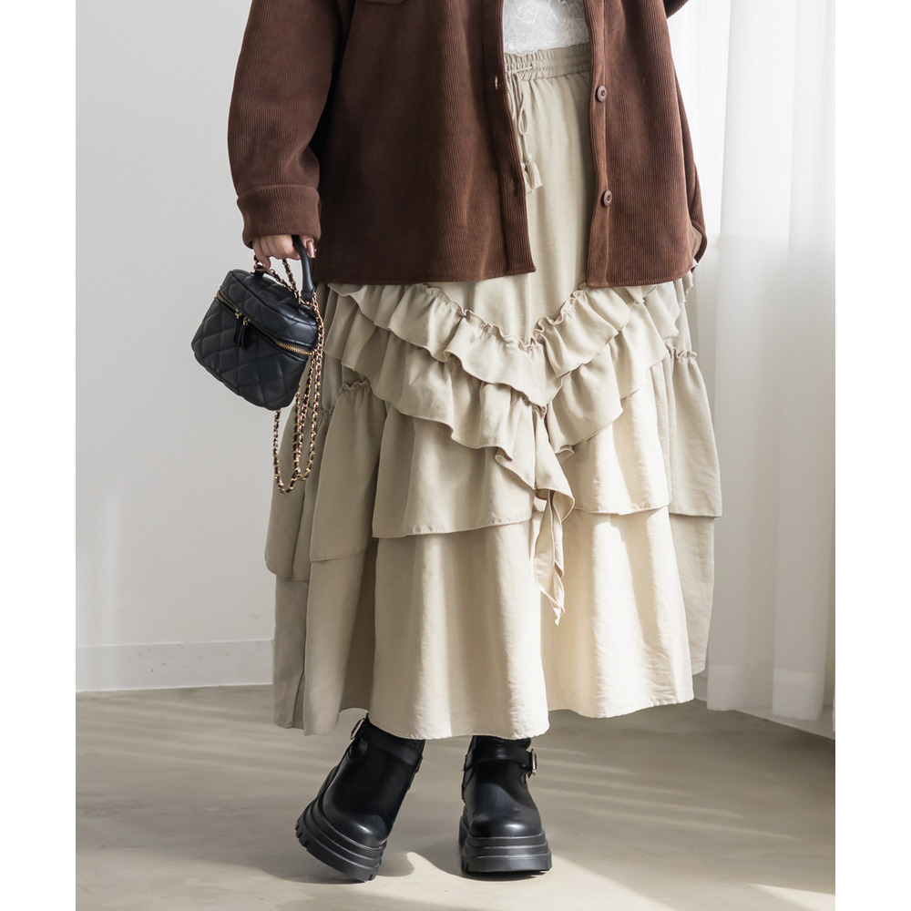 ラッフルデザインスカート3