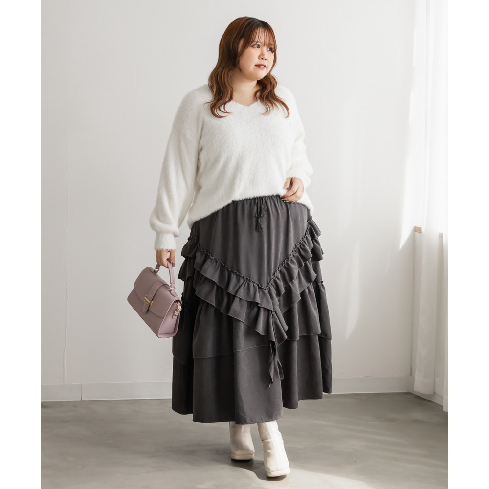 ラッフルデザインスカート5