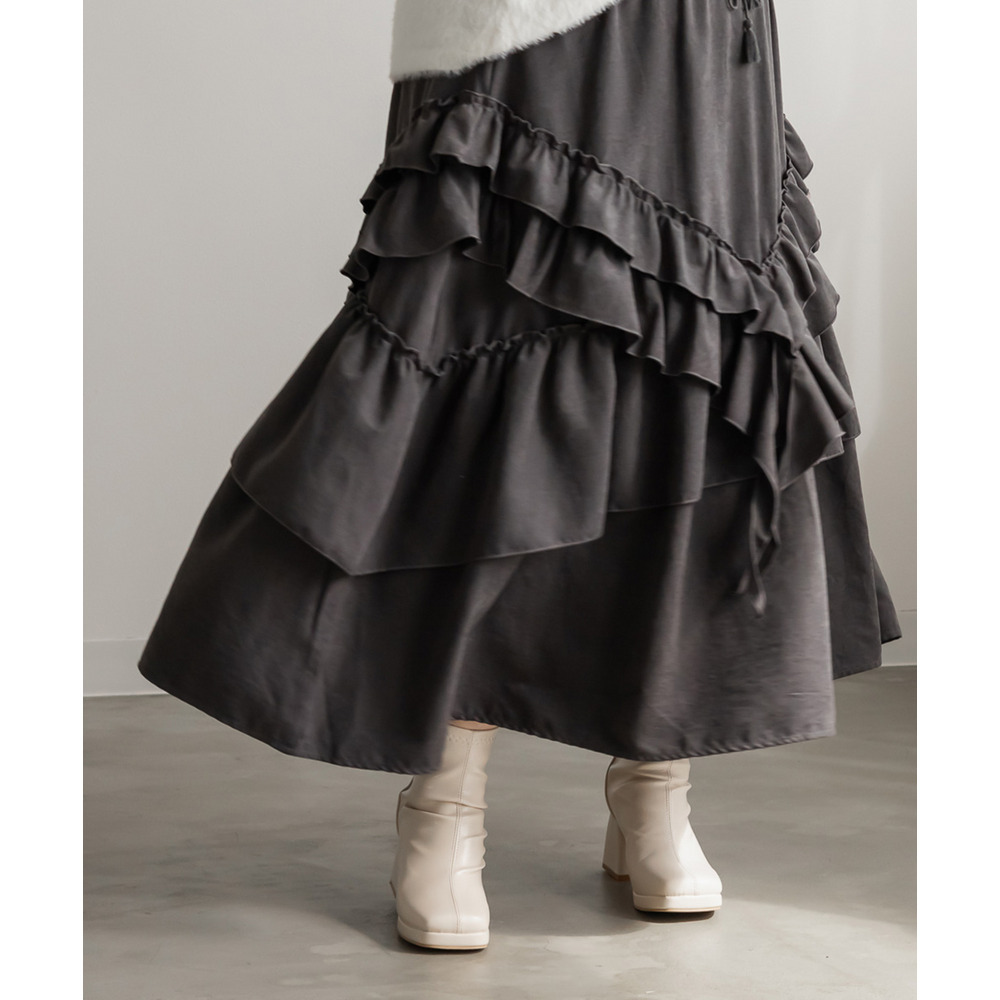 ラッフルデザインスカート7