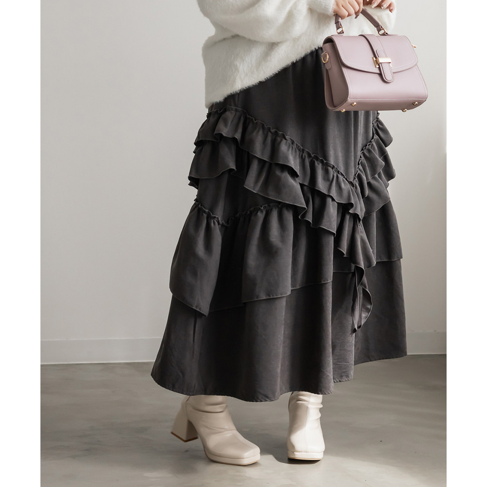 ラッフルデザインスカート1