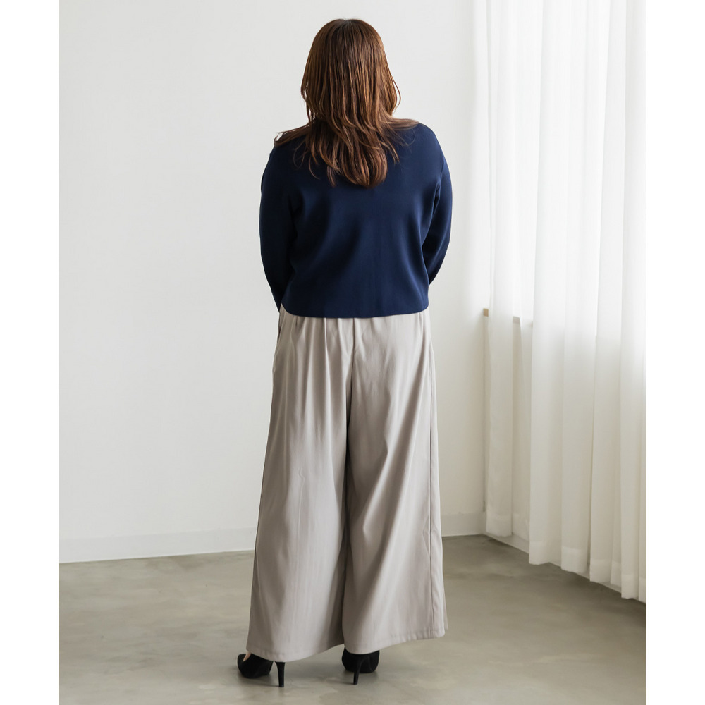 プリーツデザインワイドパンツ6