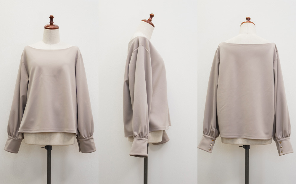 CLETTEオリジナルボートネックカットソーブラウス17