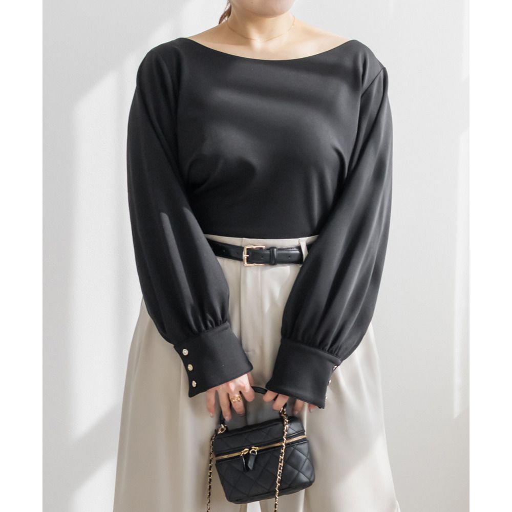 CLETTEオリジナルボートネックカットソーブラウス8