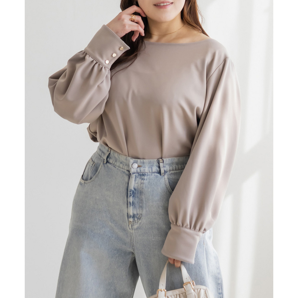 CLETTEオリジナルボートネックカットソーブラウス1