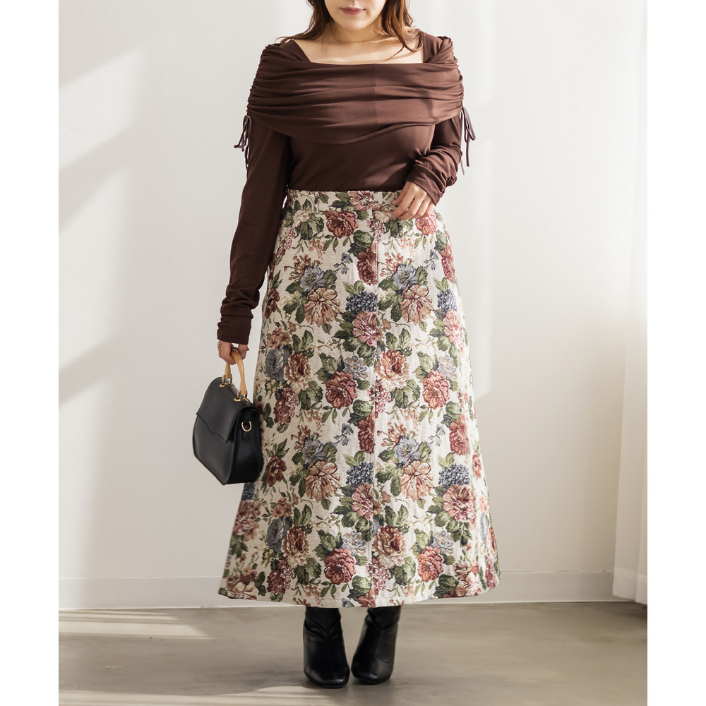 CLETTEオリジナルAラインゴブランスカート2