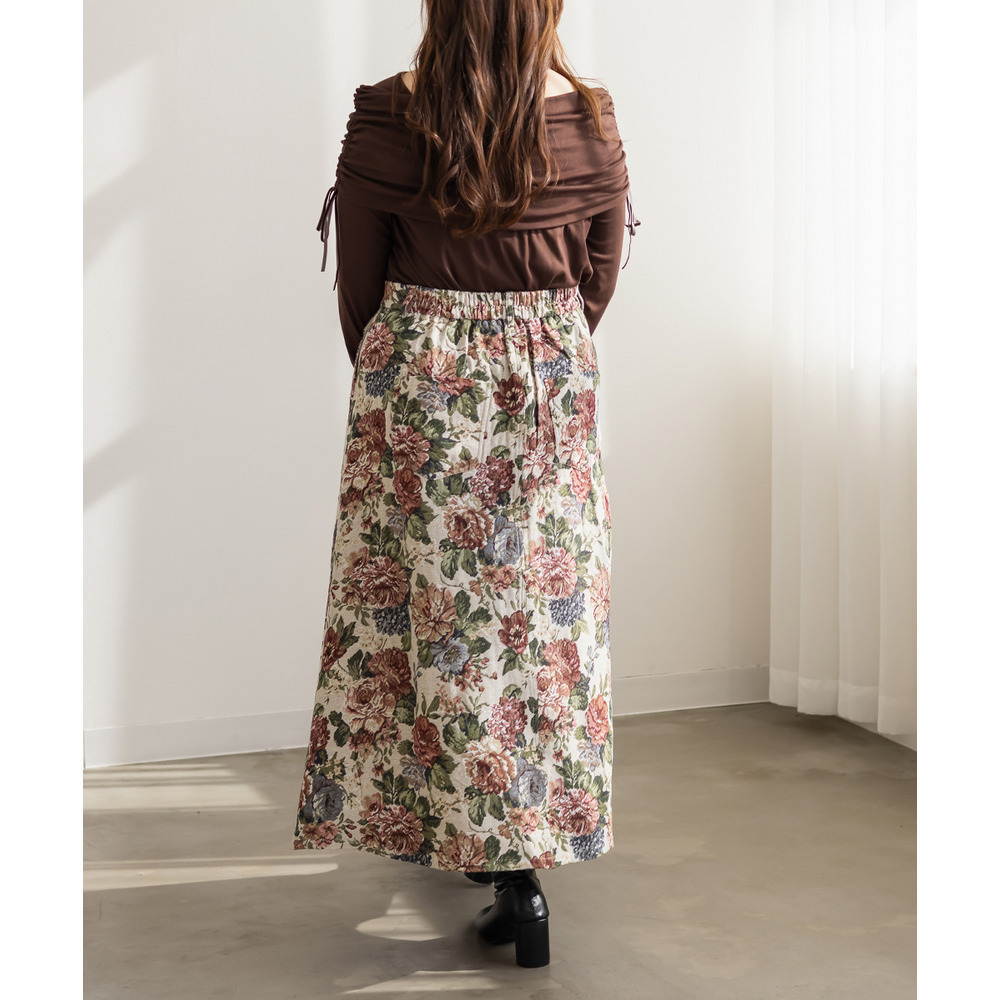 CLETTEオリジナルAラインゴブランスカート3