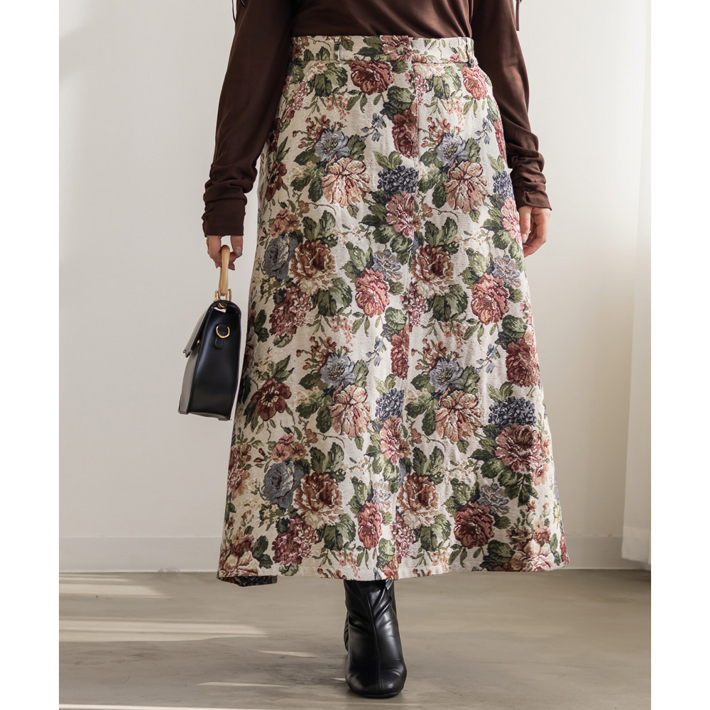 CLETTEオリジナルAラインゴブランスカート4