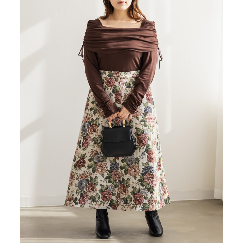 CLETTEオリジナルAラインゴブランスカート5