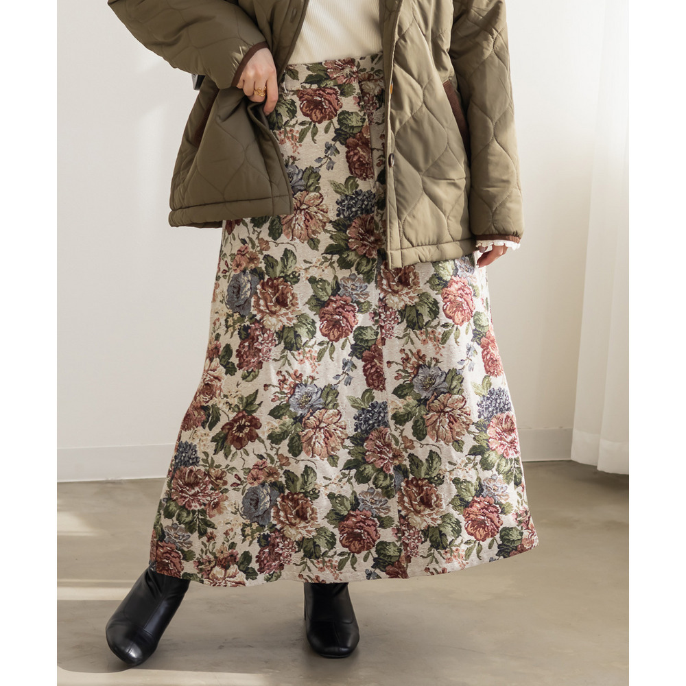 CLETTEオリジナルAラインゴブランスカート7