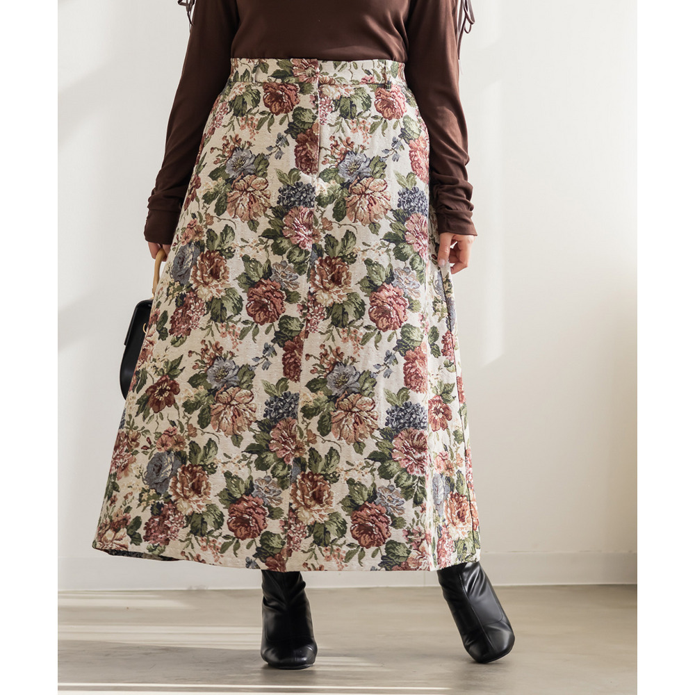 CLETTEオリジナルAラインゴブランスカート1