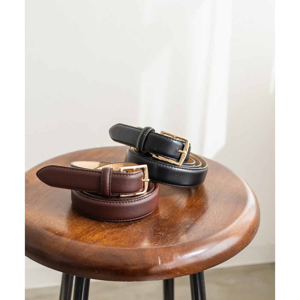 CLETTEオリジナルデザインスクエアレザーベルト10