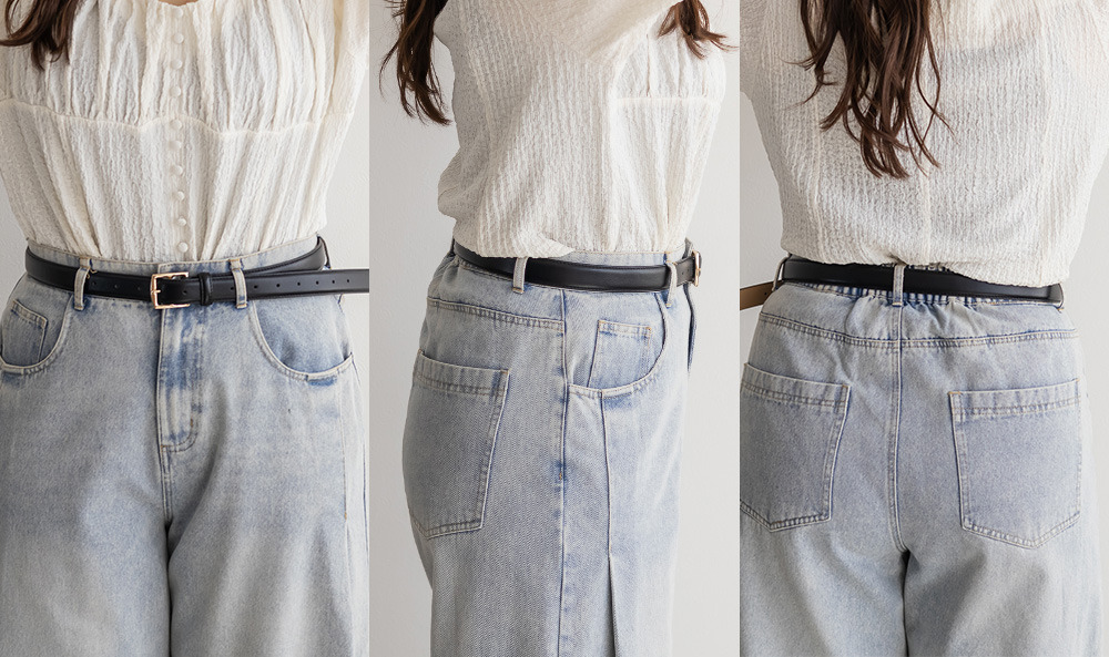 CLETTEオリジナルデザインスクエアレザーベルト13