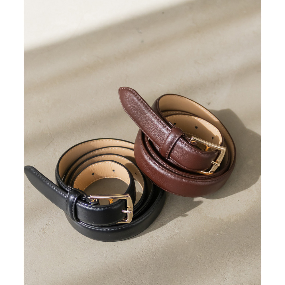 CLETTEオリジナルデザインスクエアレザーベルト2