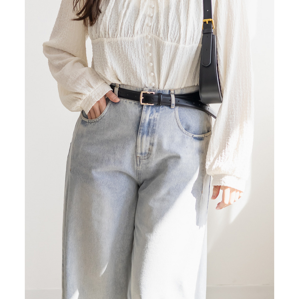 CLETTEオリジナルデザインスクエアレザーベルト4