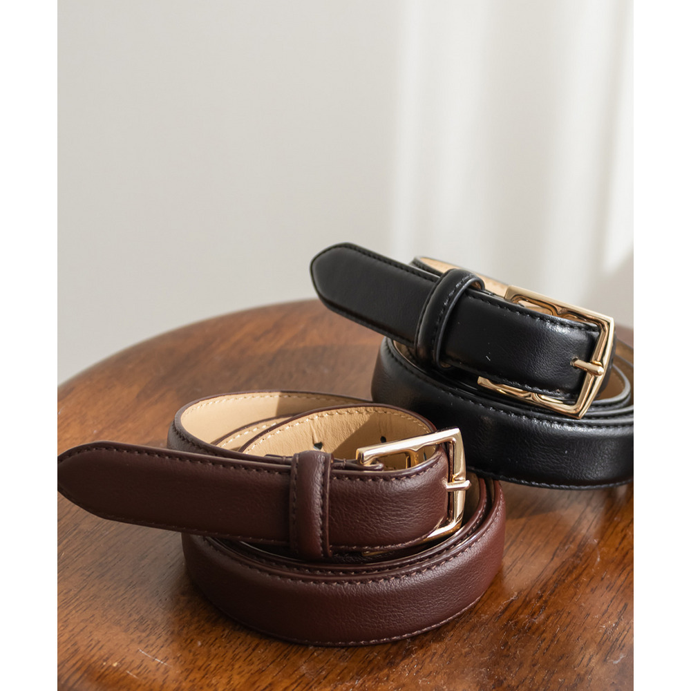 CLETTEオリジナルデザインスクエアレザーベルト6