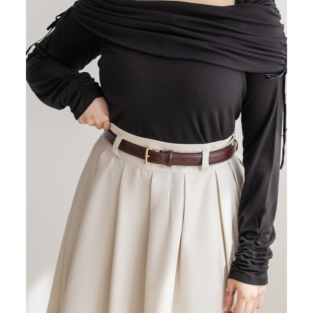 CLETTEオリジナルデザインスクエアレザーベルト8