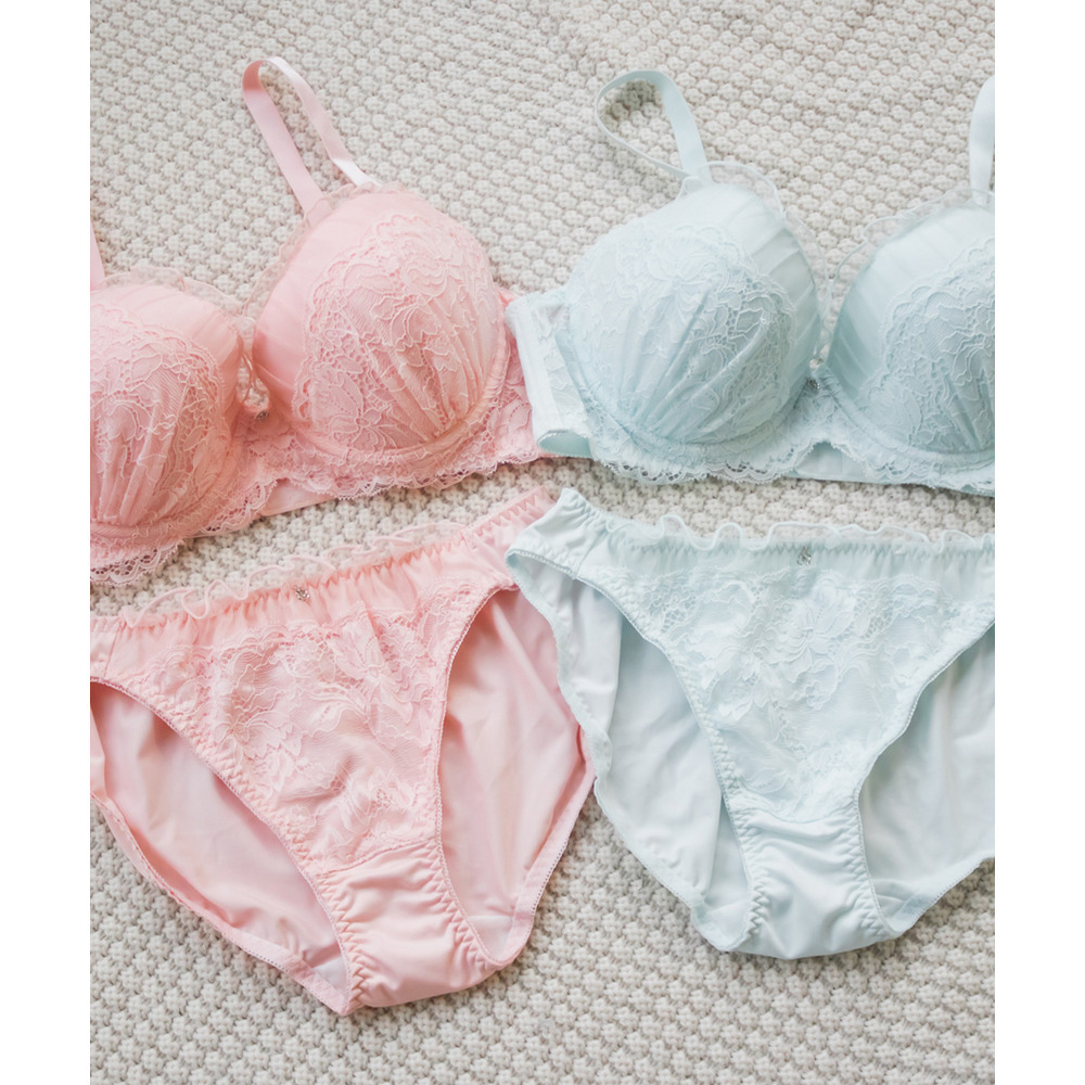 フェミニンレースブラジャー&ショーツセット5