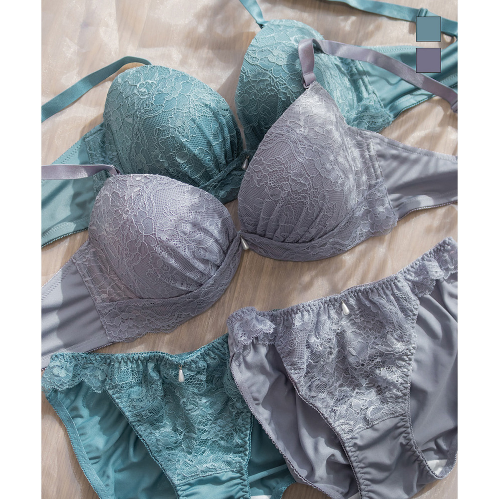 エレガントレースブラジャー＆ショーツセット