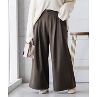 CLETTEオリジナルタックデザインワイドパンツ