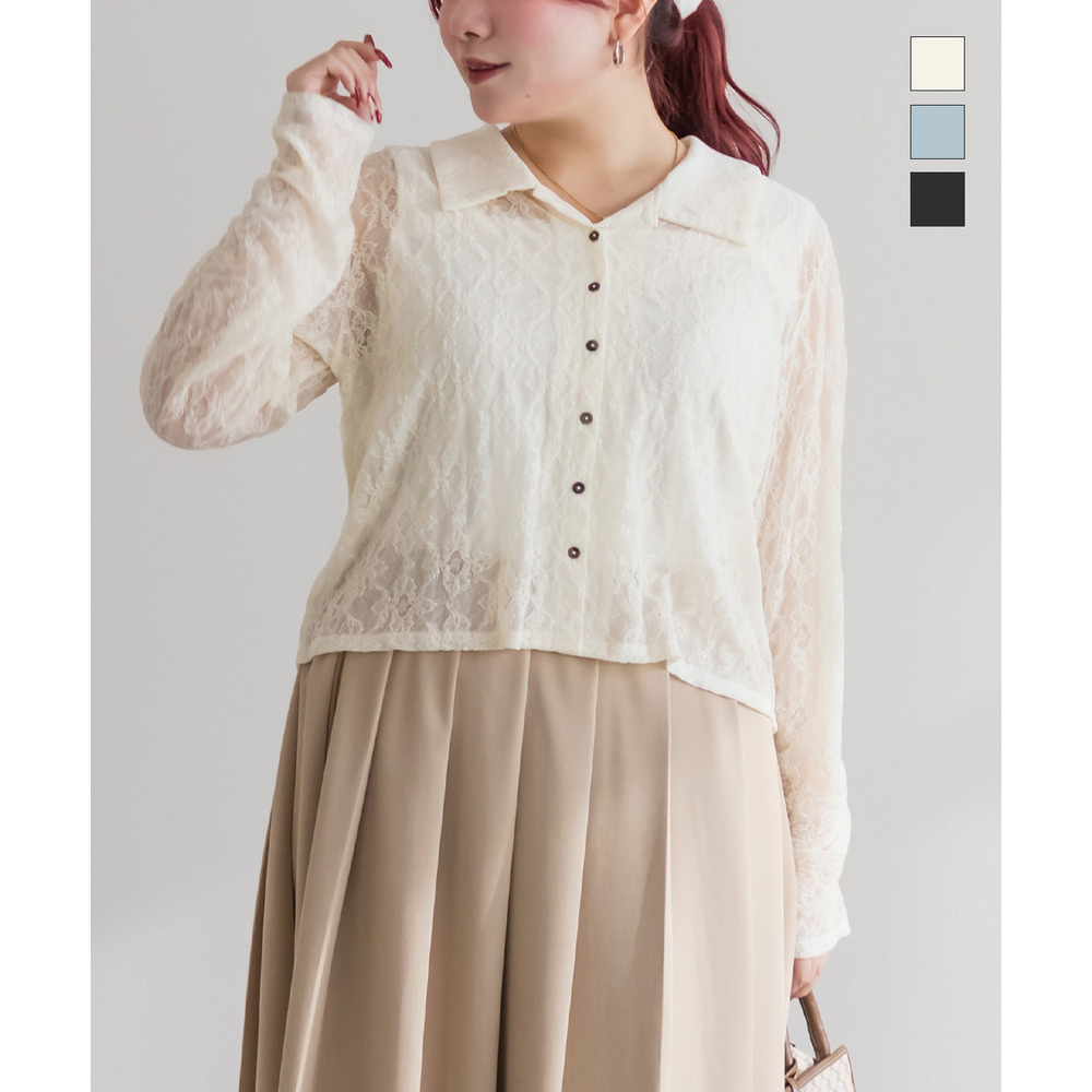 CLETTEオリジナルストレッチレースシャツ