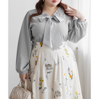 CLETTEオリジナルリボンデザインリブプルオーバー