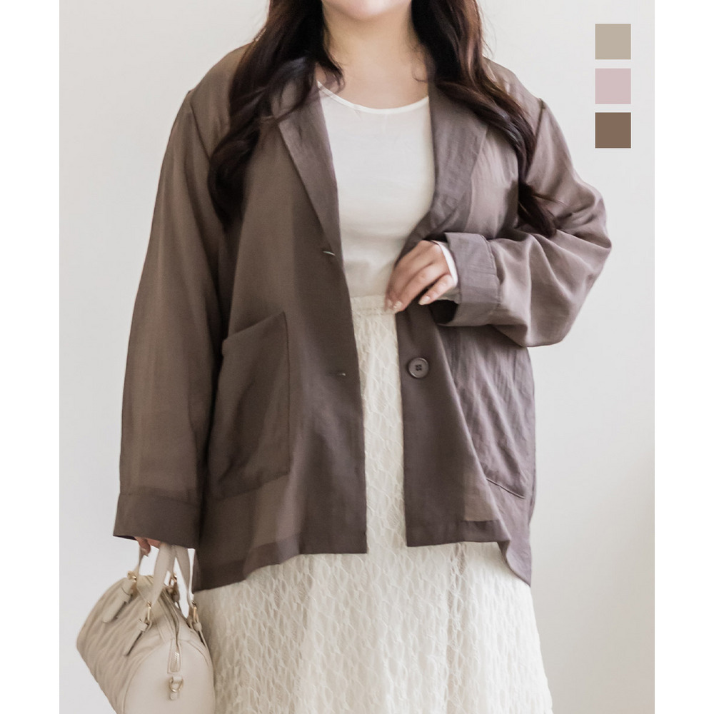 シアーテーラードジャケット