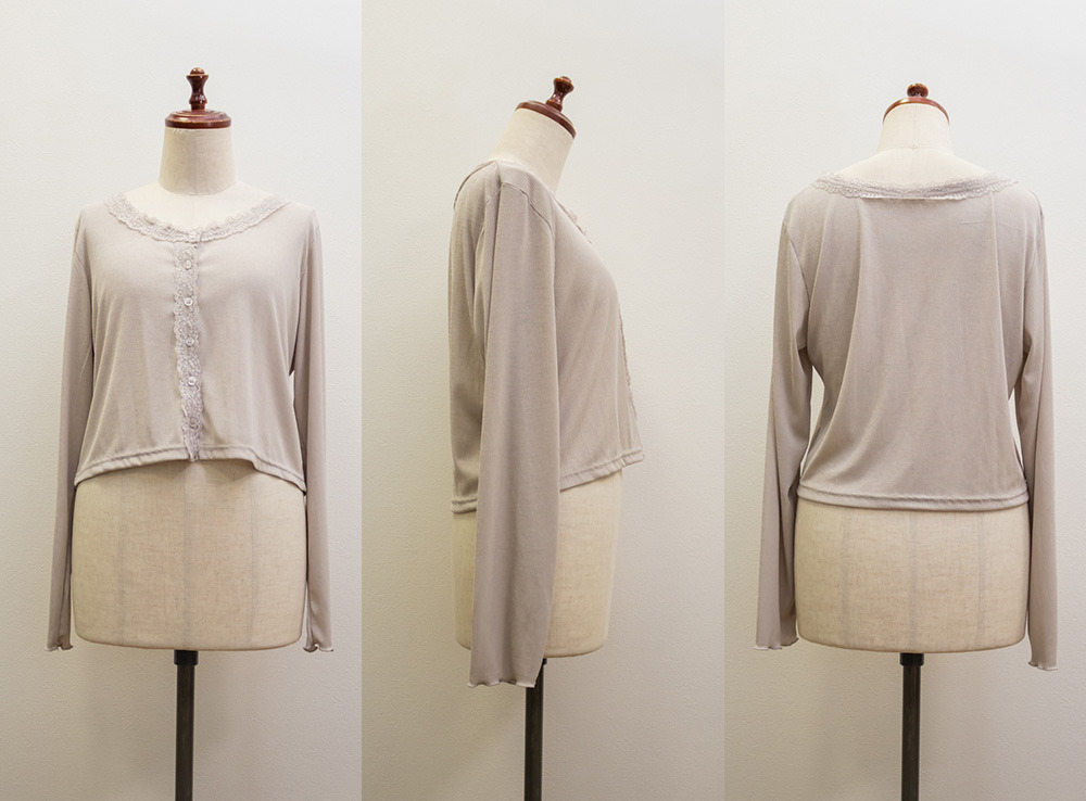 シアーレースカーディガン10