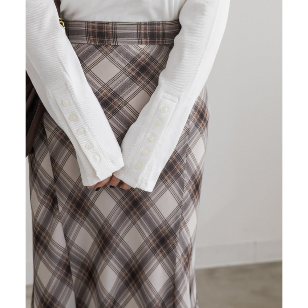 ボタンスリーブリブプルオーバー3