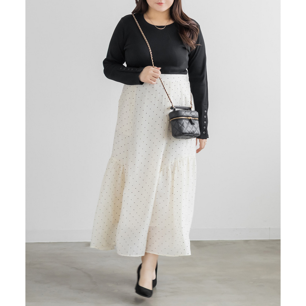 ボタンスリーブリブプルオーバー7