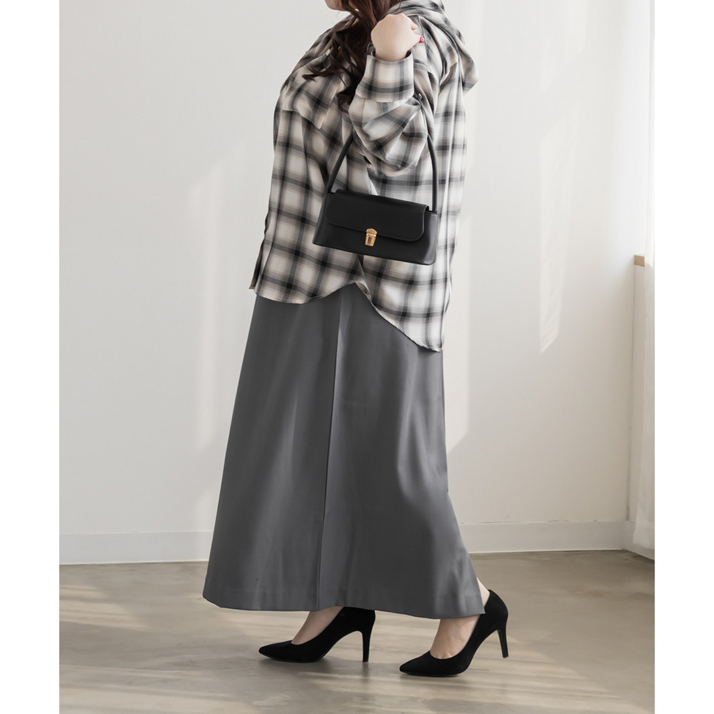 ビックチェックフードシャツ9