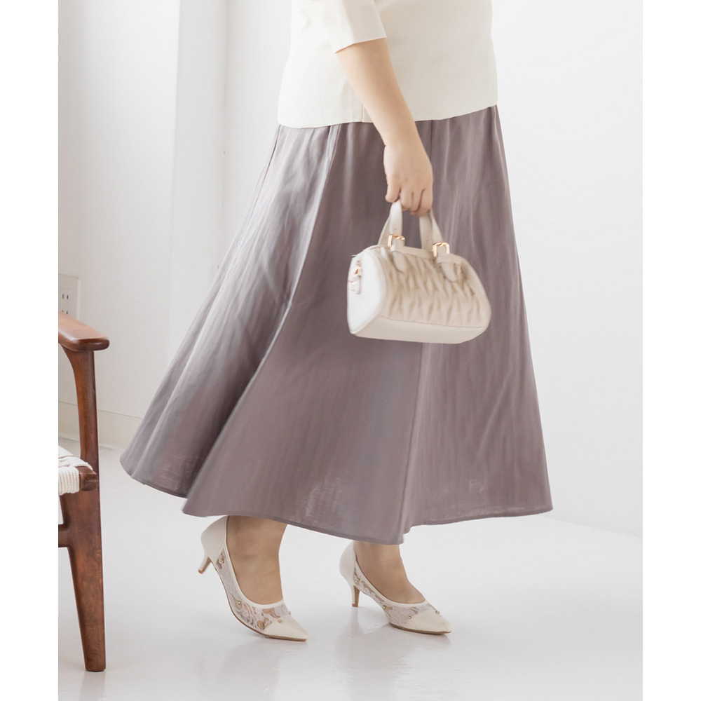 ダブルガーゼパネル切替スカート5