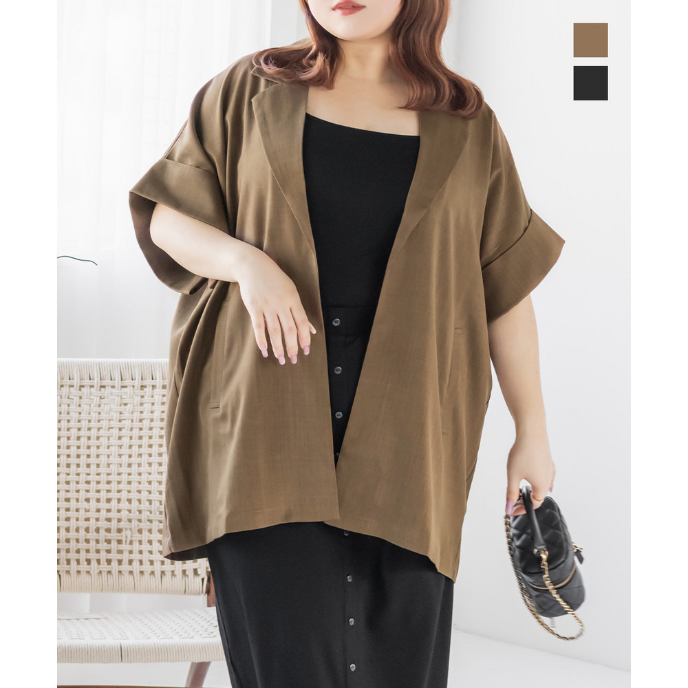 ハーフスリーブテーラードジャケット