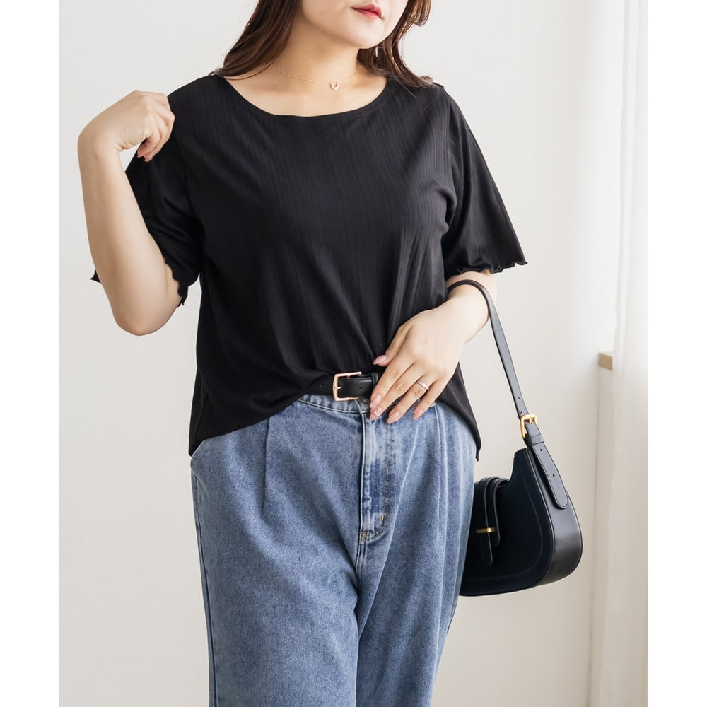 CLETTEオリジナル裾メローシンプルTシャツ15