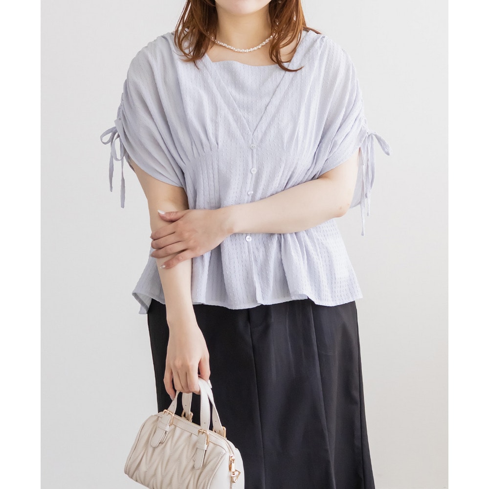 CLETTEオリジナルウエストピンタックブラウス5
