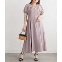 CLETTEオリジナルフロントボタンピンタックワンピース