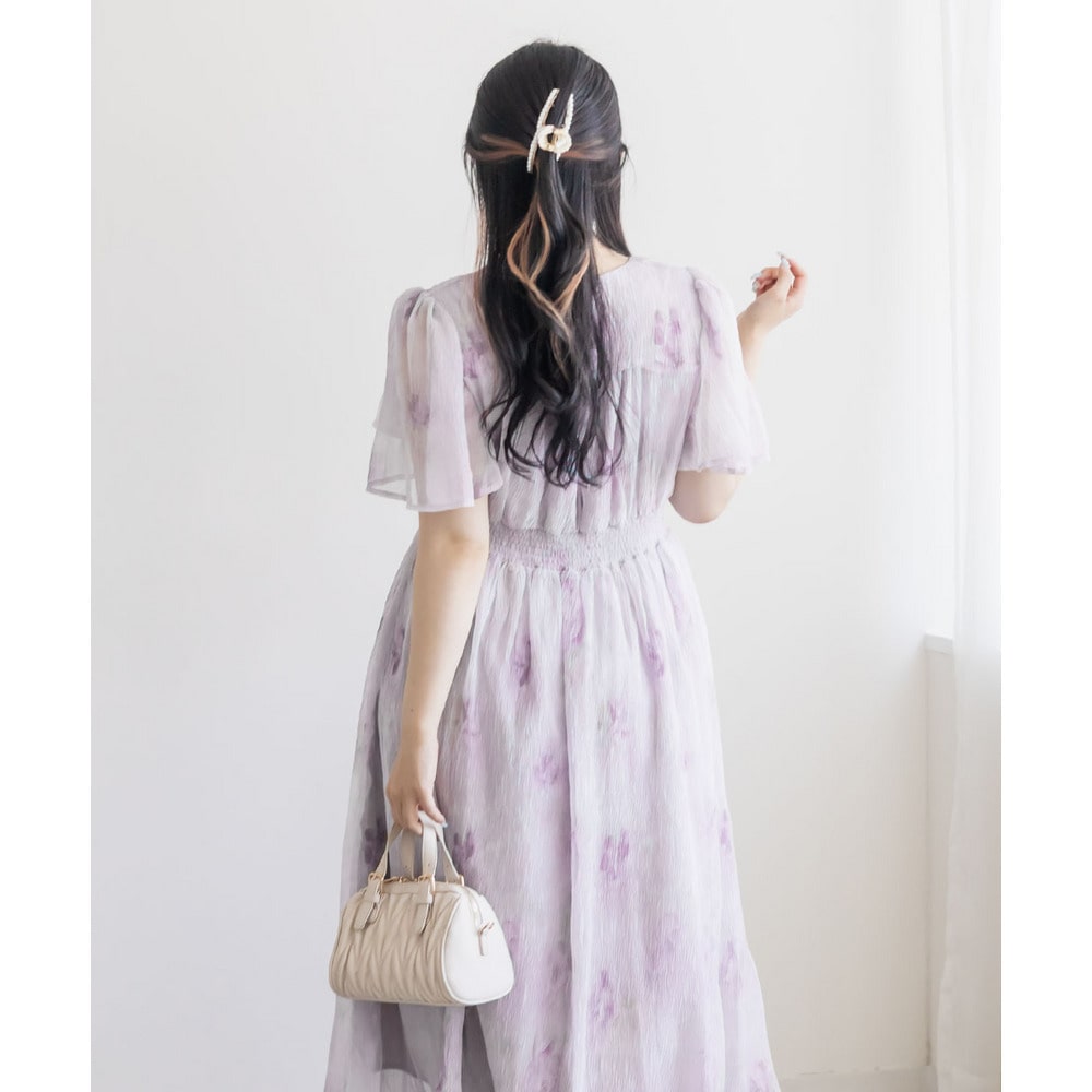 CLETTEオリジナルぼかし花柄ワンピース3