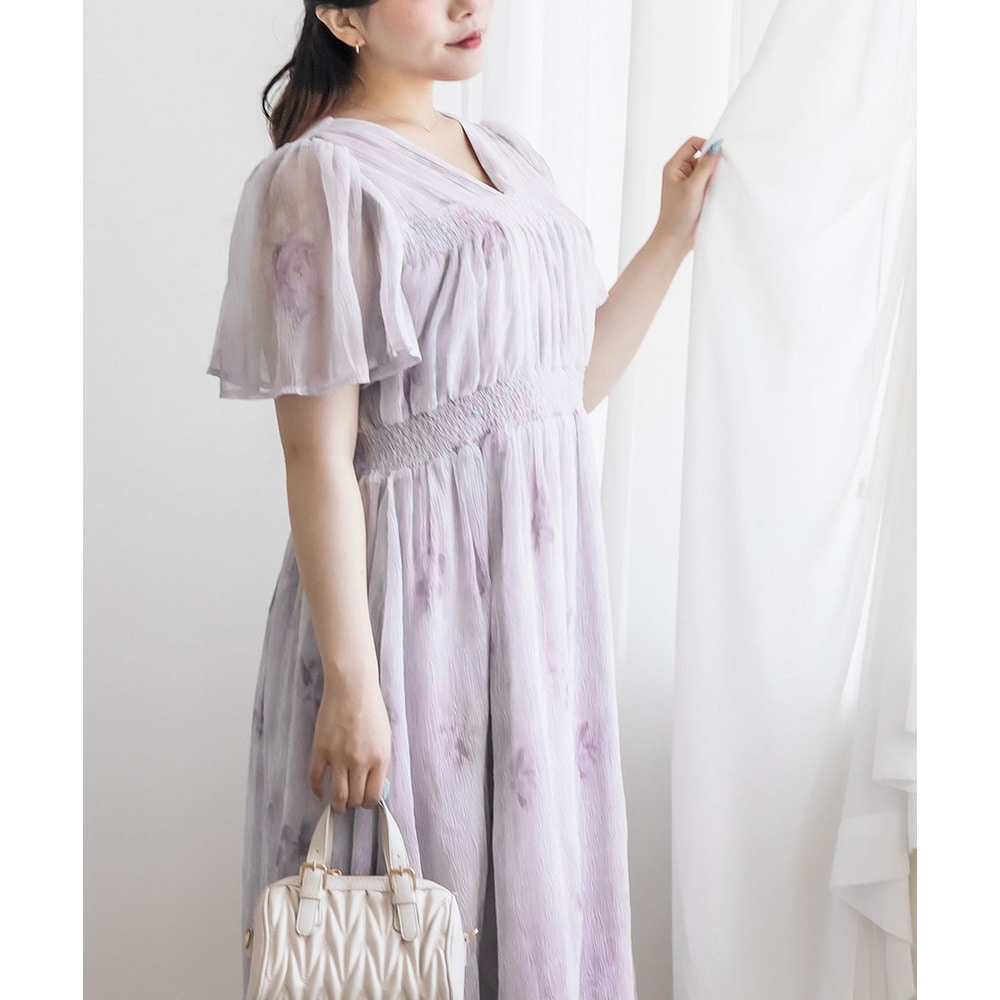 CLETTEオリジナルぼかし花柄ワンピース4