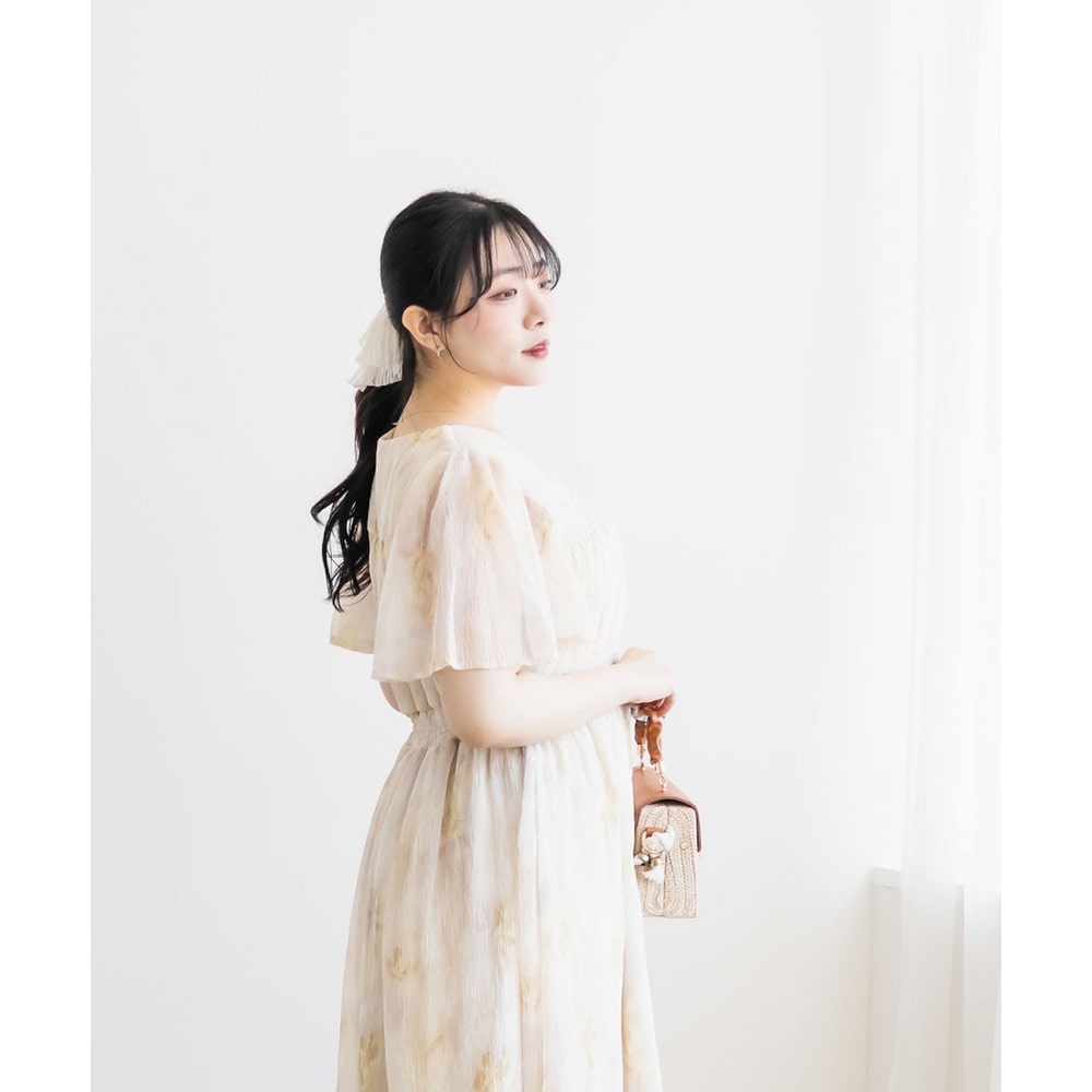 CLETTEオリジナルぼかし花柄ワンピース7