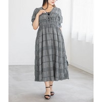 CLETTEオリジナルフロントリボンプリーツワンピース