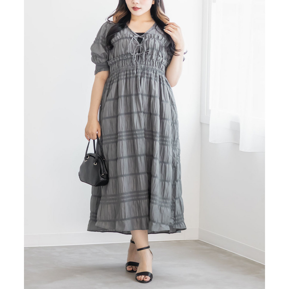 CLETTEオリジナルフロントリボンプリーツワンピース12