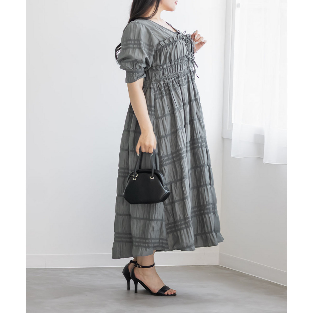 CLETTEオリジナルフロントリボンプリーツワンピース15