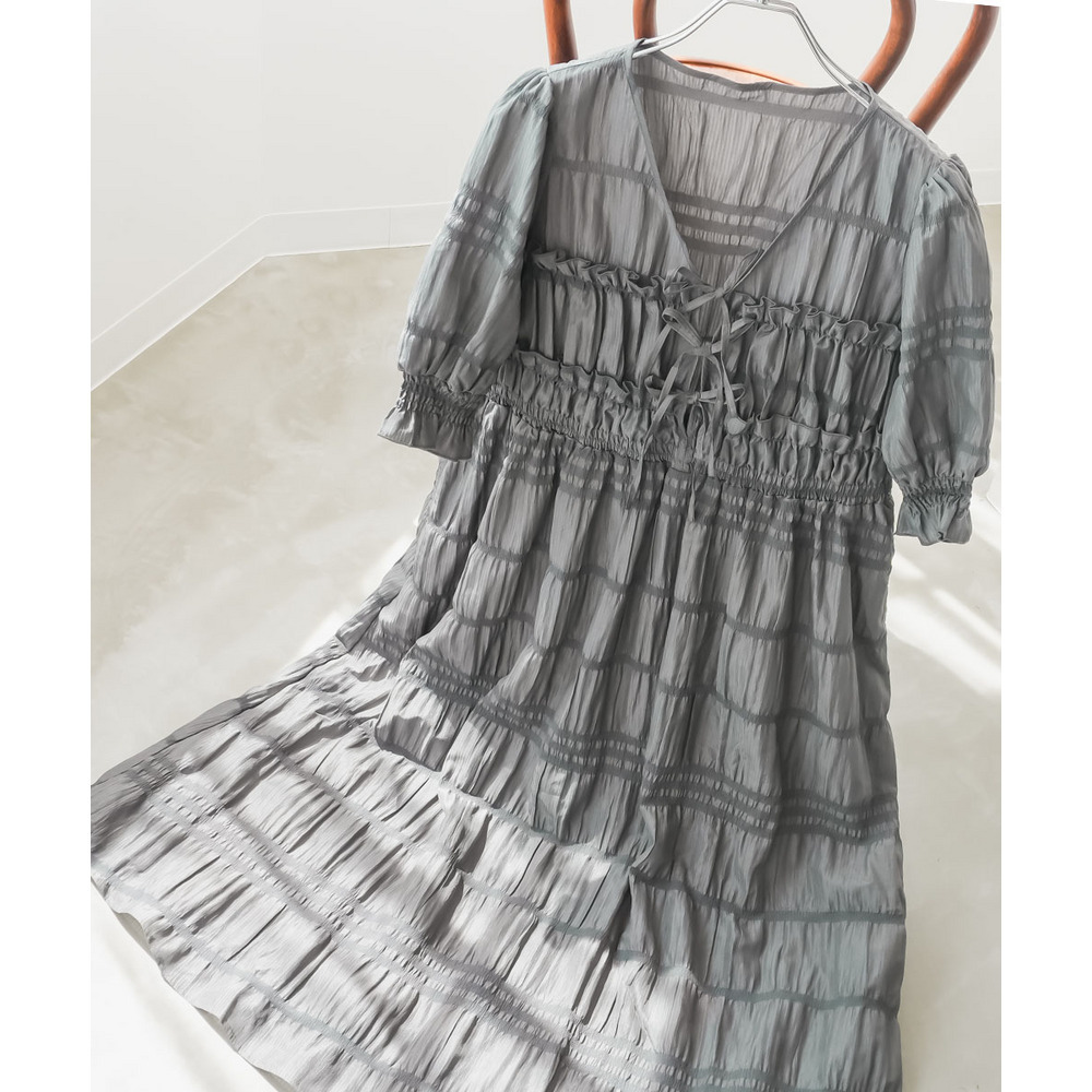 CLETTEオリジナルフロントリボンプリーツワンピース17