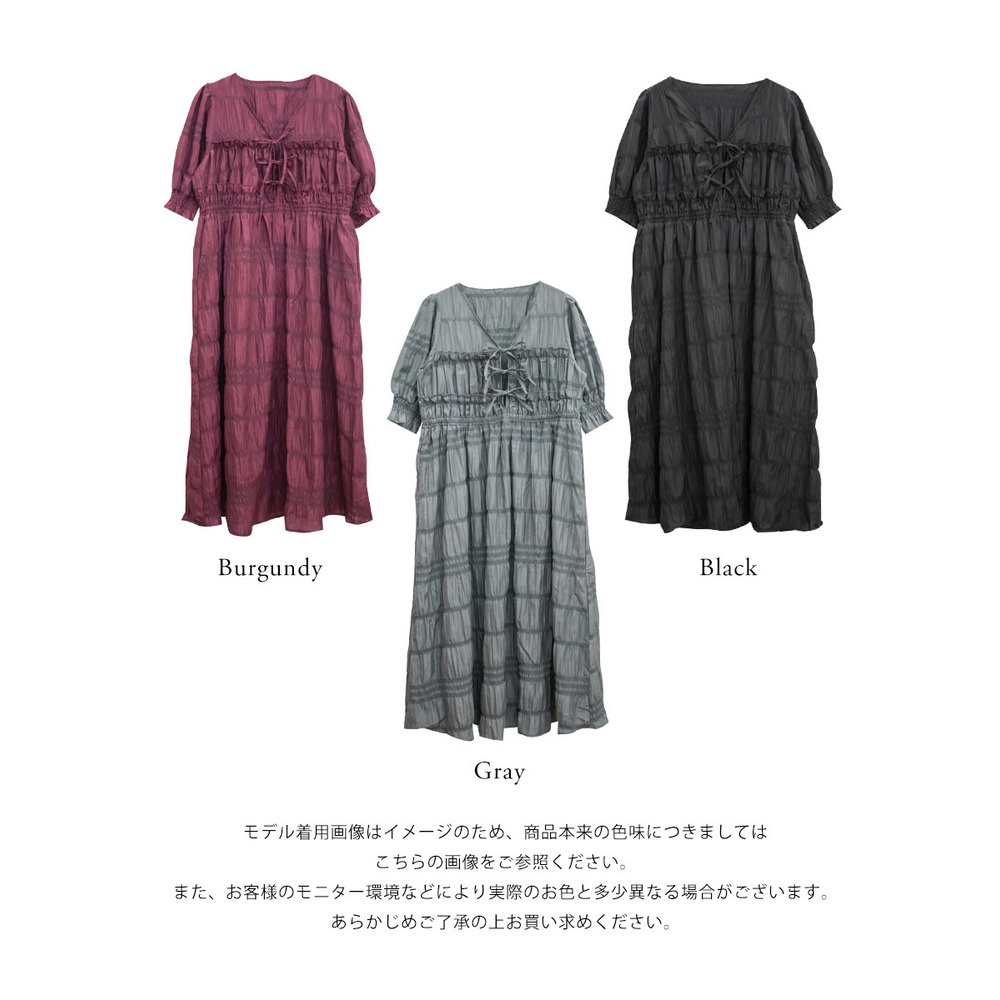 CLETTEオリジナルフロントリボンプリーツワンピース21