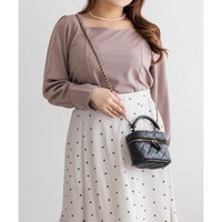 CLETTEオリジナルハートネックカットジョーゼットプルオーバー