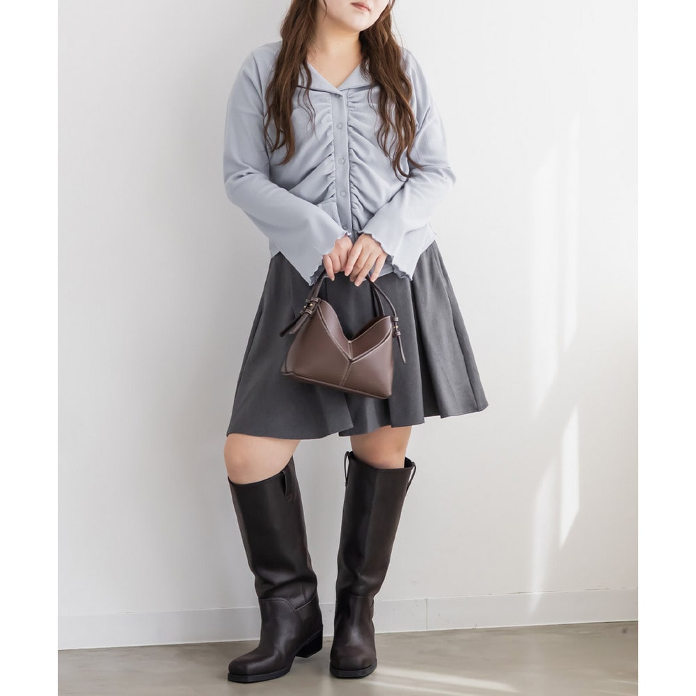 CLETTEオリジナルオープンカラーアシメトップス11