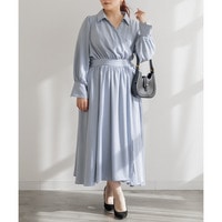 CLETTEオリジナルカシュクールラップシャツワンピース
