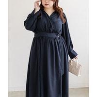 CLETTEオリジナルカシュクールラップシャツワンピース